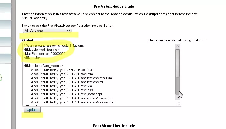 Whm anf httpd configuration 2